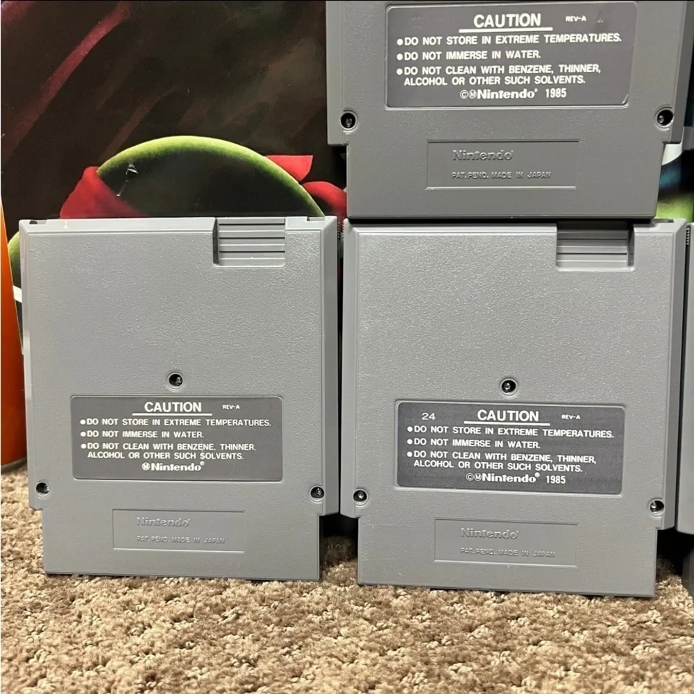 6 NES Games Tested And In Good Condition.
